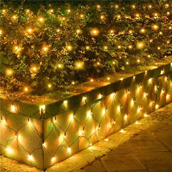 Net Lights, 300LED Christmas Mesh Light, 14.8x4.9 ft Fairy String Mesh Light - Picture 6 of 7